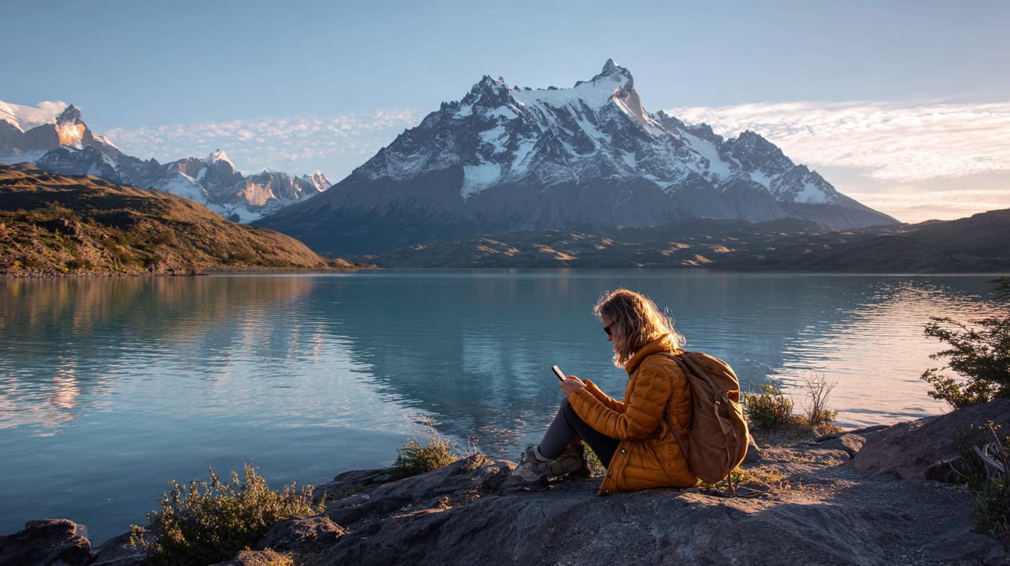 Torres del Paine mountains and lake in Chilean Patagonia - Chile entry requirements and onward ticket guide 2026