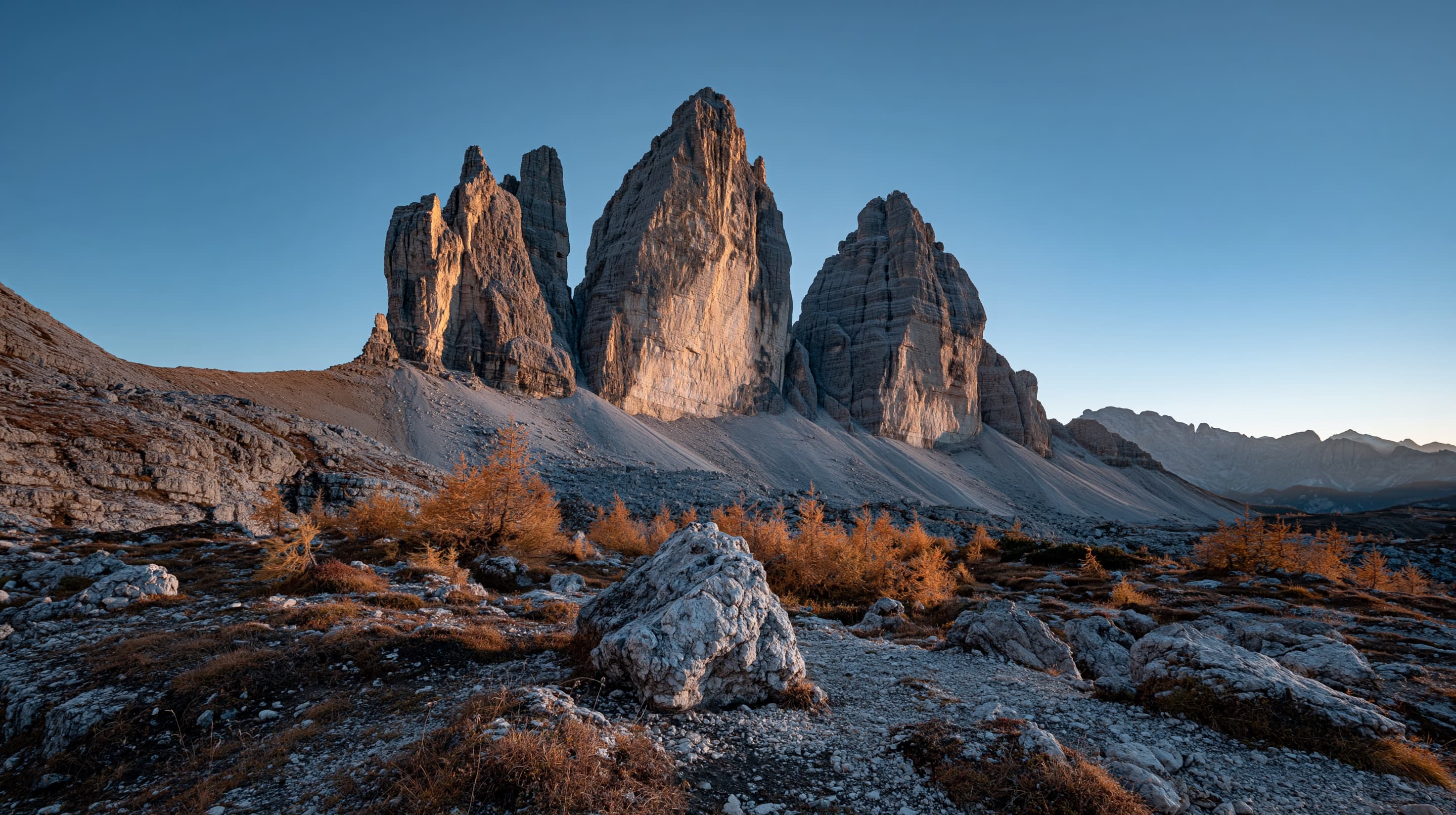 Tre Cime di Lavaredo peaks in the Italian Dolomites at golden hour - Schengen entry requirements and onward ticket guide 2026