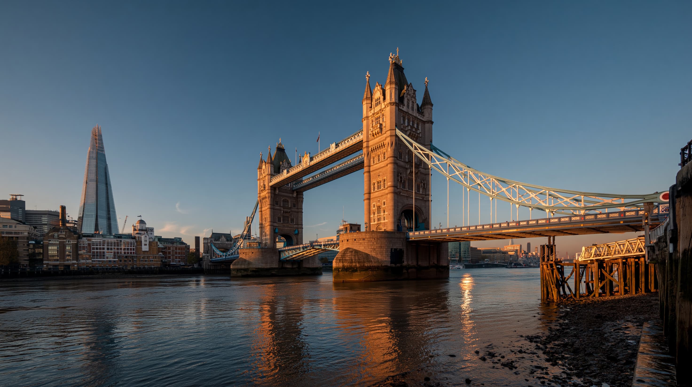 Tower Bridge and the Thames at golden hour in London - UK entry requirements and onward ticket guide 2026